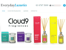 Tablet Screenshot of everydayluxuries.com.au